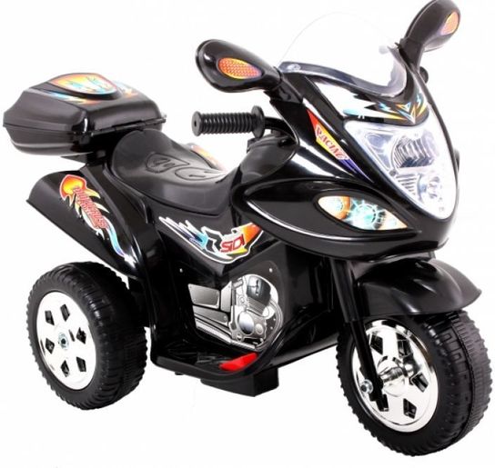 Childrens Trike 6v Ride On Toy - BLACK