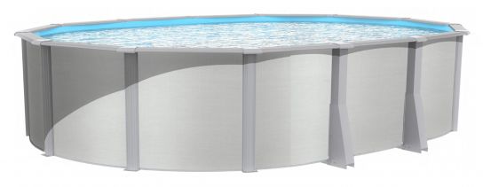 Garden Leisure Pacific Silvermist Oval Steel Pool - 16ft x 10ft