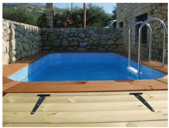 Wooden Exercise Wooden Pool With Aqua Jet - 2.4m x 3.9m