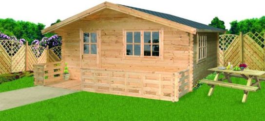 Veranda for 5m Wide Cabins
