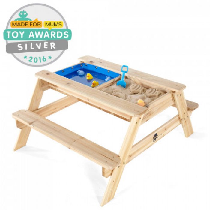 Surfside Sand Pit And Water Wooden Picnic Table Sandboxes