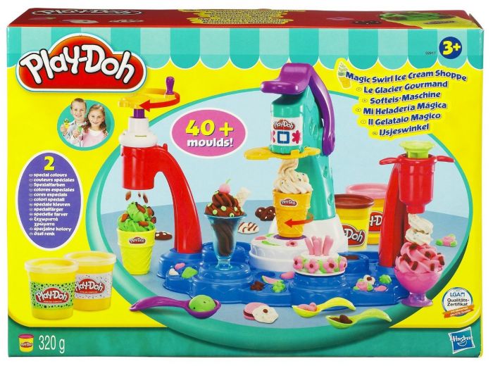 Hasbro Play-Doh Magic Swirl Ice Cream Shoppe - Craft Range