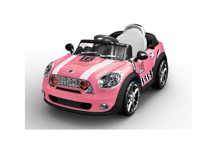 Mini Style Kids Ride On Car PINK TWIN 6v - Ride On Toys