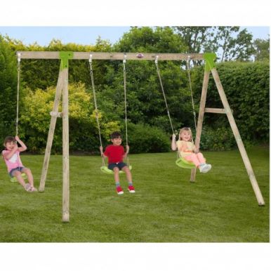 Loris Wooden Garden Swing Set 