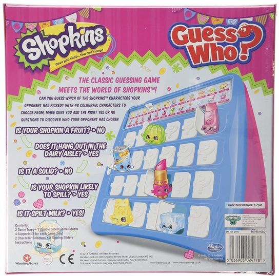 Shopkins Guess Who? Game