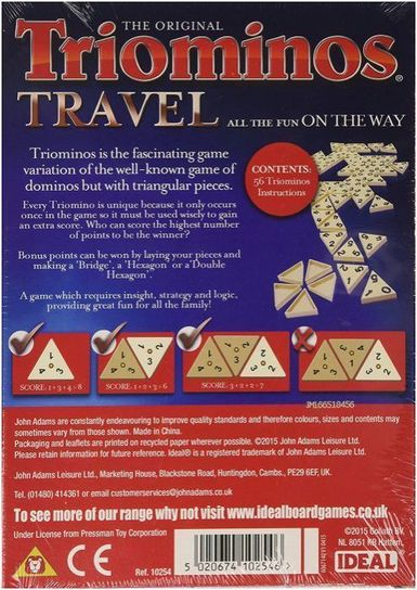 Triominos Travel Game 