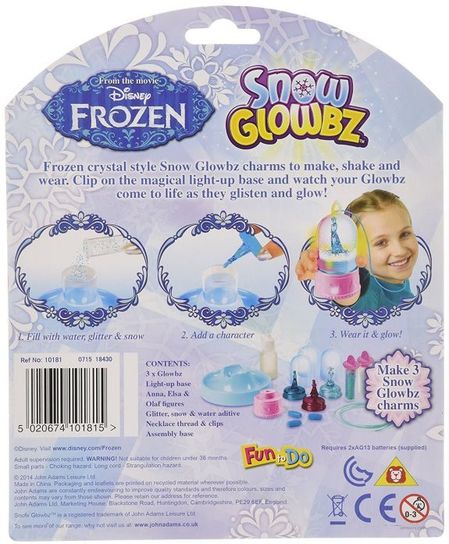 Disney Frozen Snow Glowbz Light and Sparkle Globe Charms