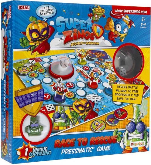 SuperZings Race to Rescue Pressmatic Game