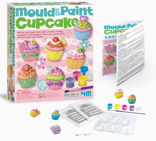 4M Cupcake Mould and Paint 