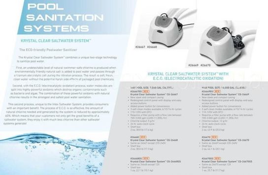 Krystal clear shop saltwater system intex