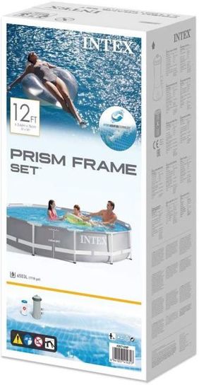 Intex Prism Metal Frame Round Pool 12ft x 30in - 26712NP  