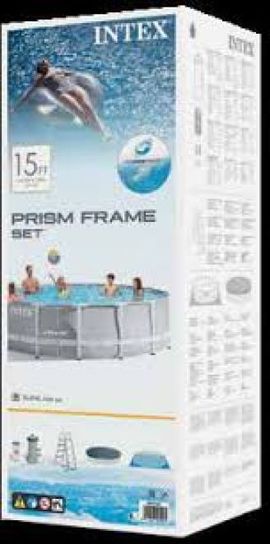 Intex Prism Metal Frame Round Pool 15ft x 42in - 26724NP   