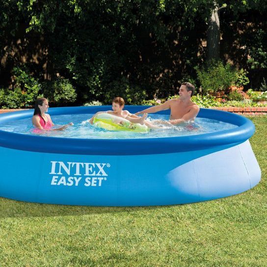 Intex 6ft x 20in Easy Set Inflatable Above Ground Swimming Pool Blue 2 Pack