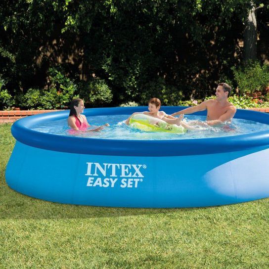 Easy Set Inflatable Pool With Pump - 28158 - 15ft x 33in by Intex