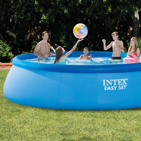 Easy Set Inflatable Pool Package - 26166 - 15ft x 42in by Intex