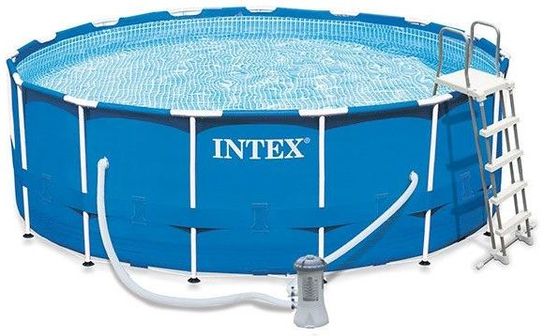 Intex Metal Frame Pool 15ft x 48in - 28242NP  