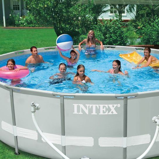 Ultra Metal Frame Round Metal Pool - 28322 - 16ft x 48in by Intex