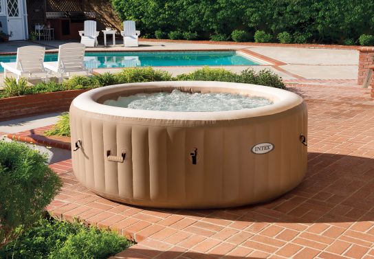 Intex PureSpa Bubble 4 Person Inflatable Hot Tub