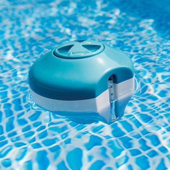  2 in 1 Floating Chlorine Dispenser With Thermometer by Intex