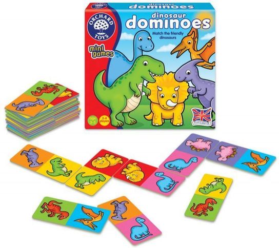 Orchard Toys Dinosaur Dominoes Mini Game 