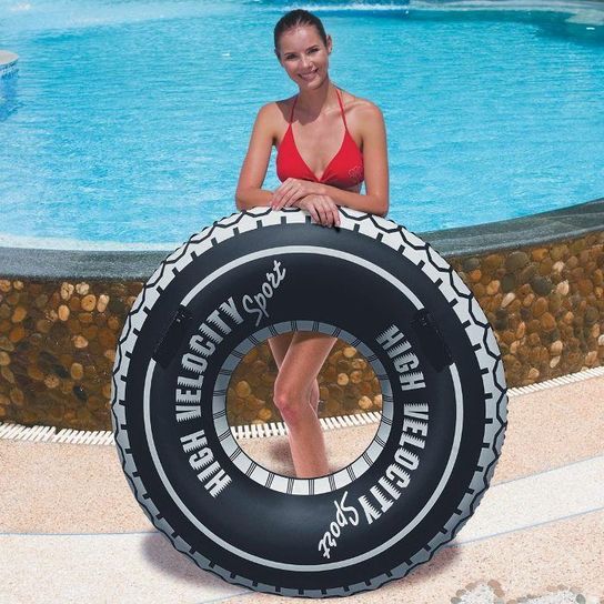 High Velocity Tyre Tube Swim Ring Pool Inflatable