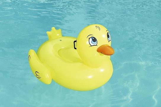 Kids Inflatable Ride On Rubber Duck Pool Float Lilo  by Bestway