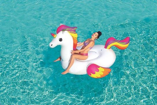 Bestway Supersized Unicorn Rider Inflatable Pool Toy  