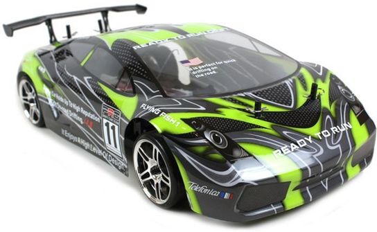 Radio Controlled 1:10 Scale Drift Car - Lambo Green