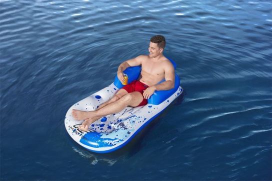 Bestway Hydro-Force Cool Blue Pool Lounger 63.5in x 33in- 43155
