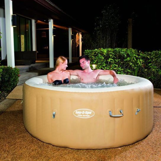 Lay-Z-Spa Palm Springs Inflatable Hot Tub - Inflatable Hot Tubs