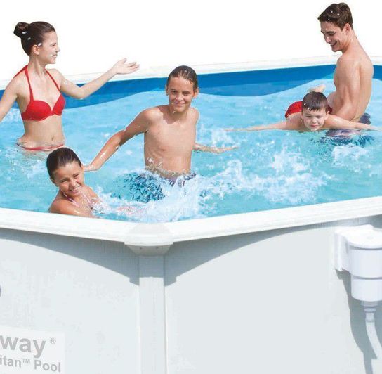 Hydrium Titan Steel Pool Package - 56286 - 16ft x 12ft x 48in by Bestway