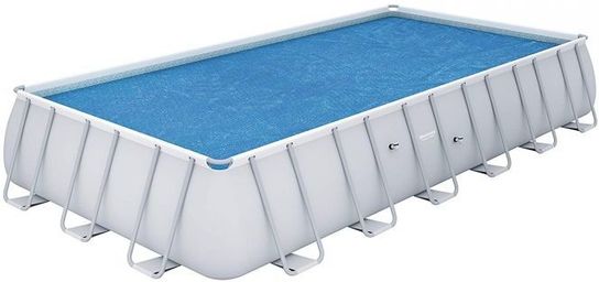 Bestway Power Steel Rectangular Frame Pool Set - 22ftx 12ft x 52in