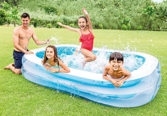 Intex Swim Centre Family Inflatable Pool, 103" x 69" x 22"- 56483NP