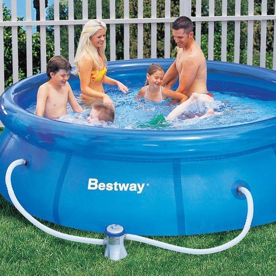 Fast Set Round Inflatable Pool - 57270 - 10ft x 30in by Bestway