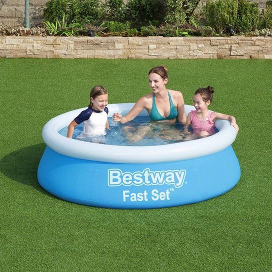 Bestway Fast Set Round Inflatable Pool 6ft x 20" No Pump - 57392