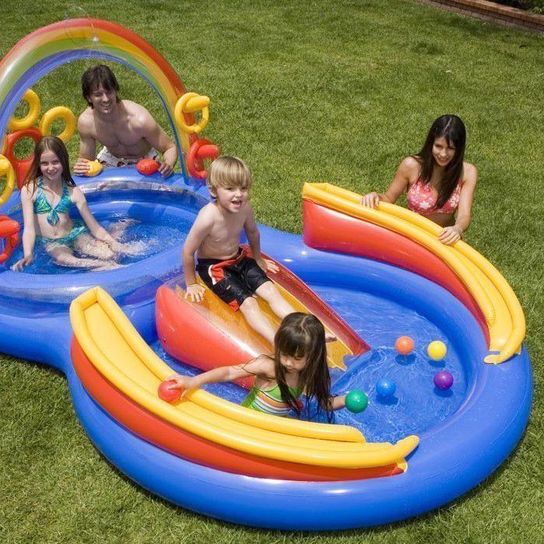 Rainbow Ring Play Centre Paddling Pool - 57453