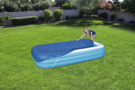Family Pool Cover - 9ft 8in x 7ft.3in by Bestway