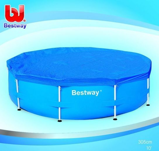 8ft Steel Pro Frame Winter Debris Pool Cover by Bestway