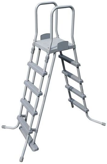 52 Inch Coated Steel Frame Pool Ladder  - 58332