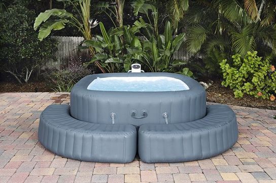 Lay-Z-Spa Inflatable Square Surround 174 x 40 x 35cm - 58466