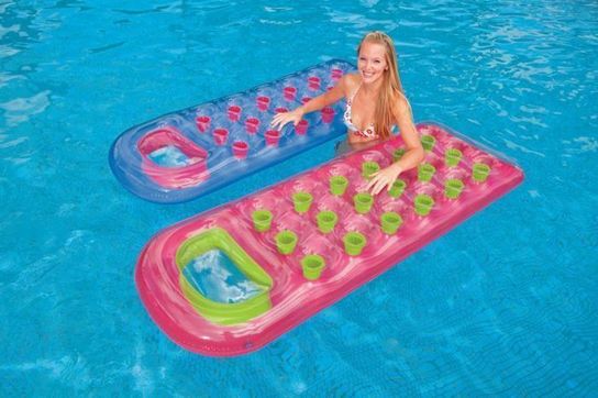 18 Pocket Pool Inflatable Lounger