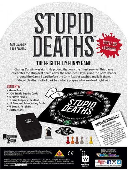 Stupid Deaths Board Game