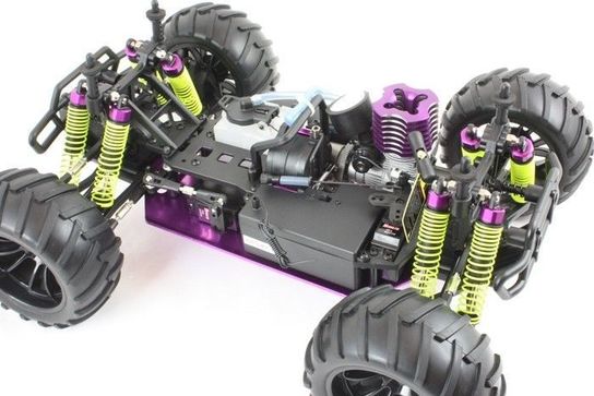 Radio Controlled 1:10 Nitro 6101 Licenced Monster Truck - Swamp Thing