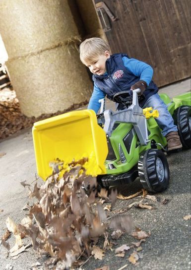 Rolly Futura Tractor with Kid Trailer and Frontloader