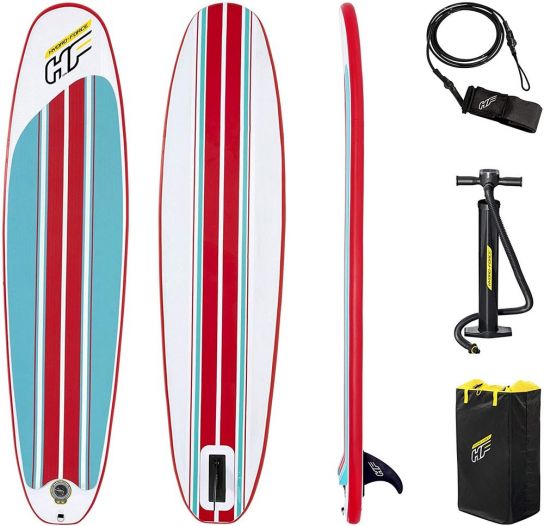 Bestway 65336 Hydro-Force 8ft Compact Inflatable Surf Board Set