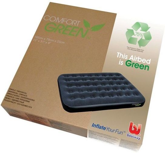 Single Comfort Green Air Bed by Bestway