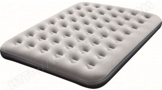 Queen Flocked Air Bed Phthlate Free 80" x 60" by Bestway