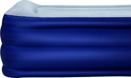Night Right Queen Raised Air Bed Built-In Electric Pump 80" x 60"