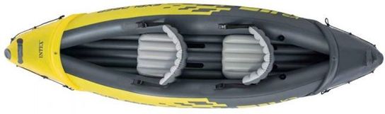 K2 Explorer Kayak 2 Man Inflatable Canoe with Oars by Intex