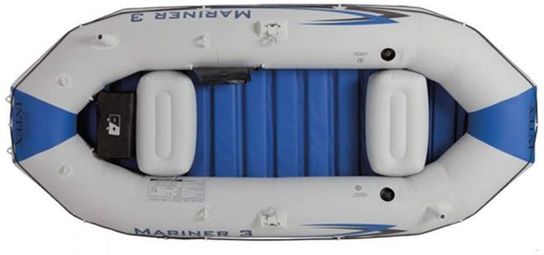 Intex Mariner 3 Inflatable Dinghy Boat With Oars and Pump